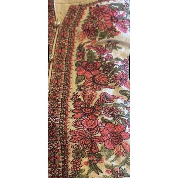 Handmade Hand Emboidered Bohemian Dress Med Kashmiri Inspired Kurta Tunic Dress - Picture 2 of 4